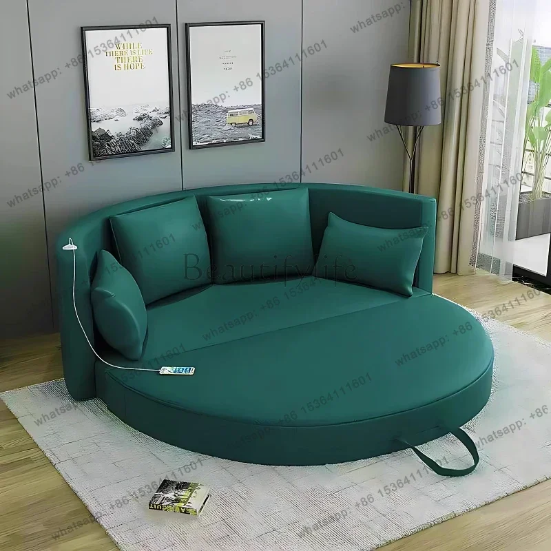 

Z.Minimalist independent living room sofa folding modern light luxury lounge living room