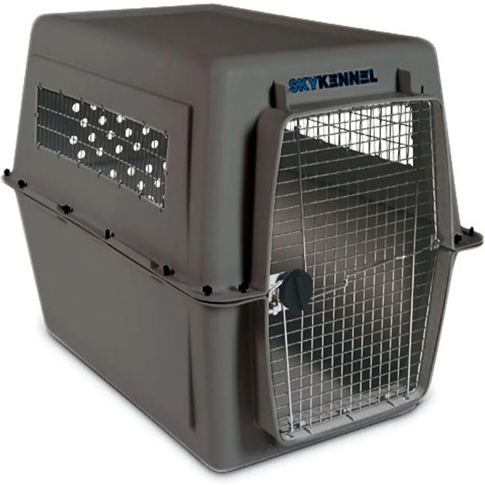 

Petmate Sky Kennel, 48 Inch, IATA Compliant Dog Crate for Pets 90-125lbs, Made in USA