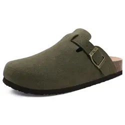 Bebealy, nuevos zapatillas para hombre, zuecos para mujer, zapatillas, plantilla de corcho a la moda, zapatillas de playa, zapatillas clásicas para mujer y hombre con soporte para arco