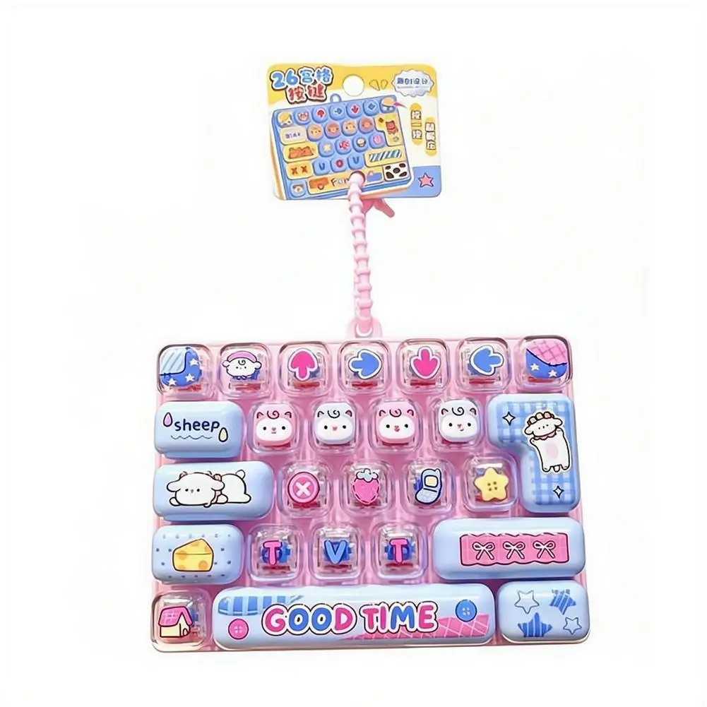 Keycap-Clicker, Tastenkappen-Schlüsselanhänger, Tastatur-Tastenkappen, Stressabbauender Charm-Schlüsselanhänger, Geschenke, 26-Tastenkappen, Riesen-Tastenkappen-Geschenke, Keycap – Detail 3