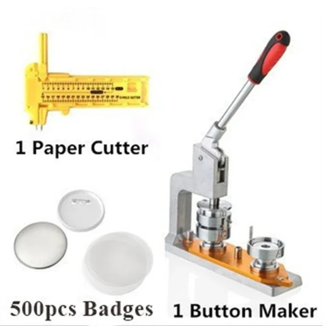 For 58MM Customizable Full Set Of Molds Cutting Tools And Consumables For Pin Button Machine Badge Machine Industrial Equipment