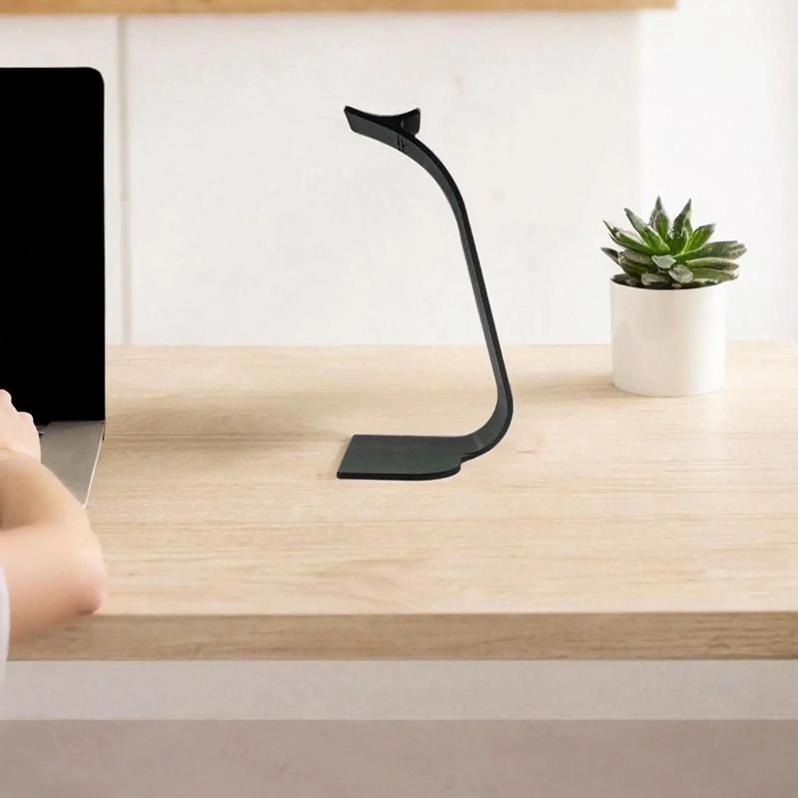 Supporto per cuffie Moderno Stabile per Home Office Organizzatore di archiviazione multiuso Supporto per cuffie da tavolo Espositore per auricolari