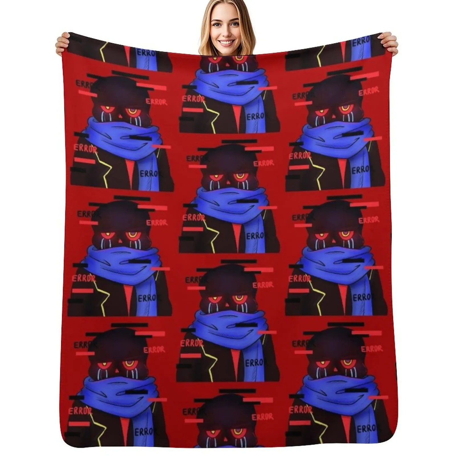 

Grumpy Error Sans Throw Blanket Air Conditioner Soft Blanket for Office Home