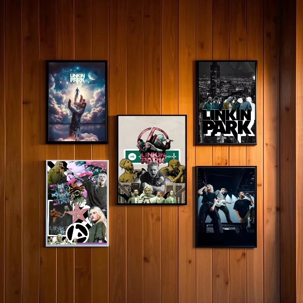 Band L-Linkin Cool P-Park E-Emily Poster HD canvas painting home living room bedroom bar aesthetic decoration