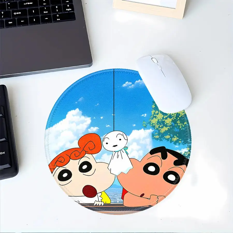 

Anti slip 1pc Mouse Pad Computer Laptop Pad Desk accessories Game Console Pad office Pad Keyboard Mouse Pad Himawari Shin-chans