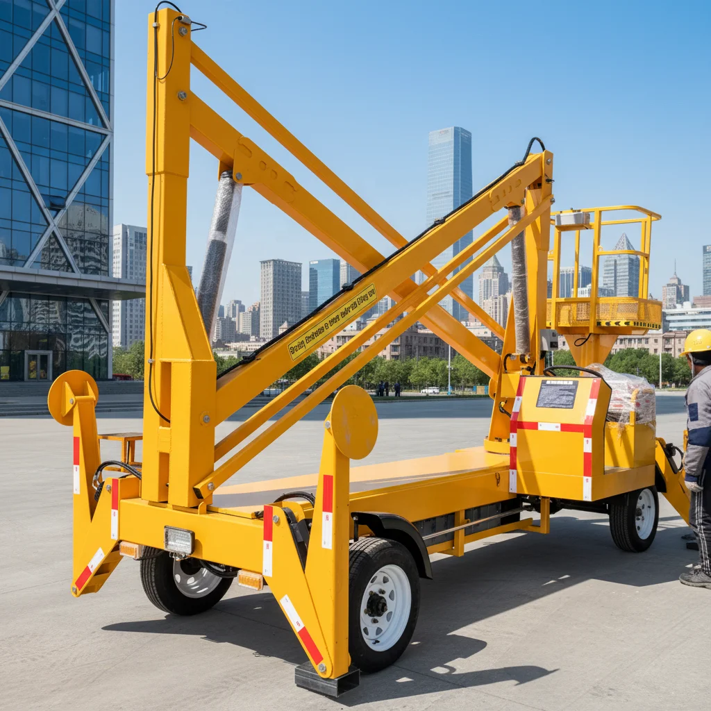YG Customized Self Propelled 14m Towable Articulating Boom Lift