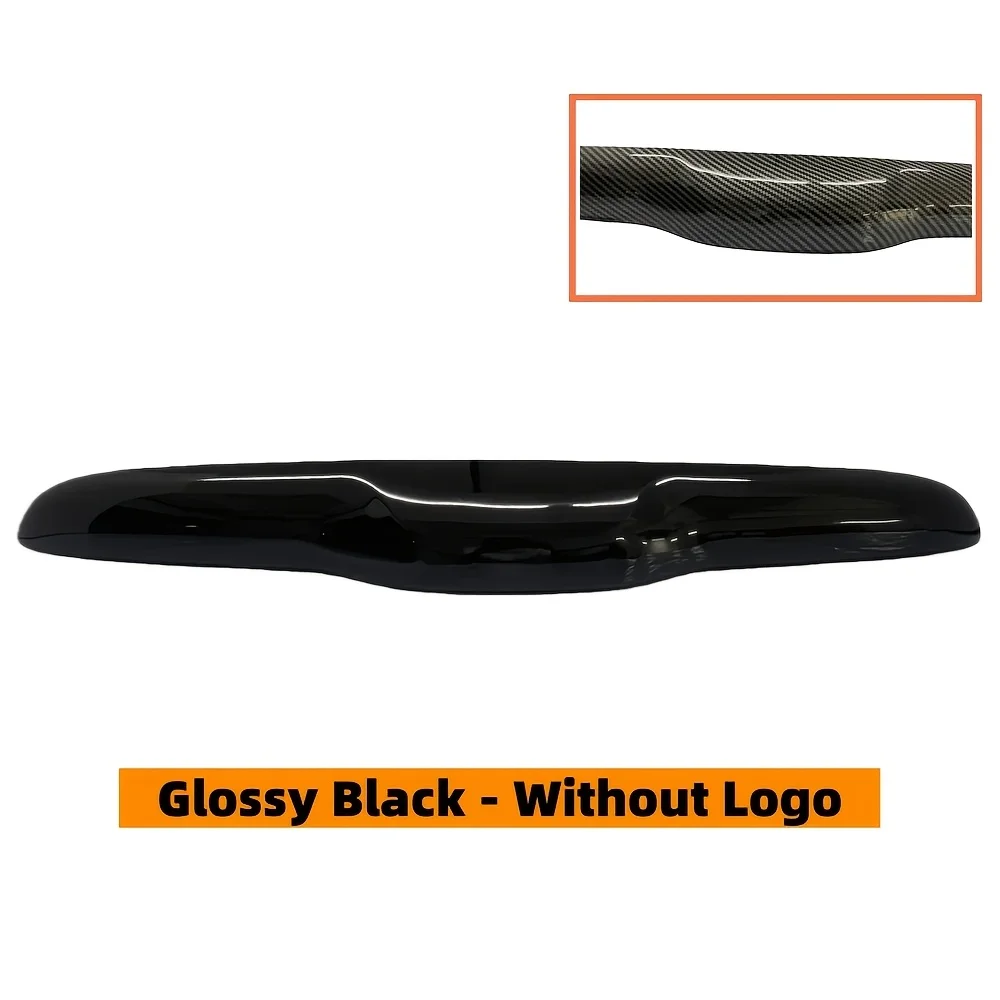 Carbon-Look / Glänzend schwarze Heckklappen-Griffabdeckung für Fiat 500 2008-23 Abarth 595 2012-2023 Abarth 695 2010-23 – Detail 5