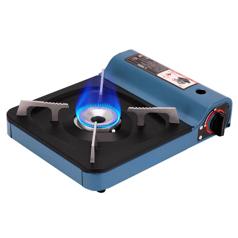 

Outdoor Gas Burning Cooking Stove Portable Camp Tabletop Cassette Furnace Cookout BBQ Grill One-piece Butane Camping Stoves