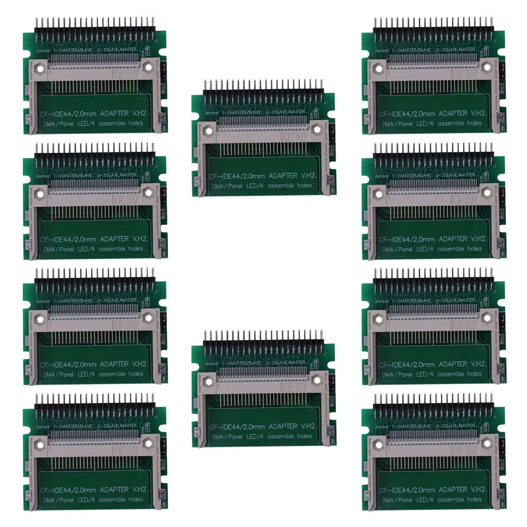 10X IDE 44 Pin Male to CF Compact Flash Male Adapter Connector