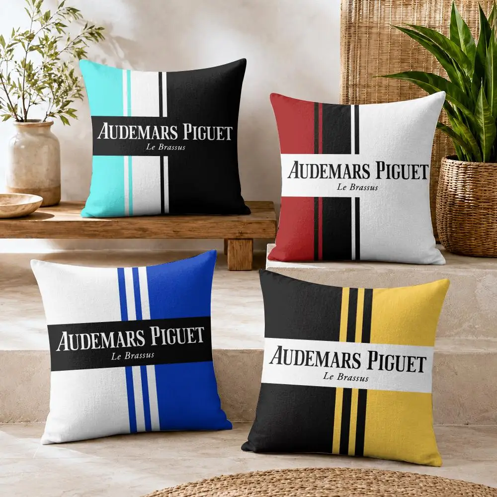 Watches A-Audemars P-Piguet Cushion Cover Soft Short Plush Double-Sided Printing Home Decor Cozy Sofa Pillow Case Fine Gift