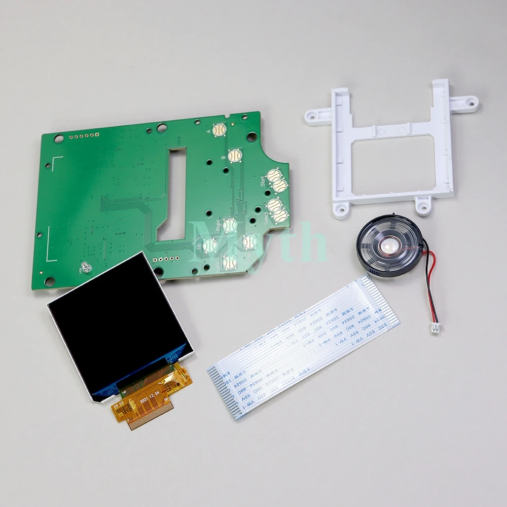 1 مجموعة ل GB V4.0 2.45 بوصة IPS شاشة أطقم تسليط الضوء على شاشة عرض LCD لنينتندو GameBoy V4 إصلاح استبدال