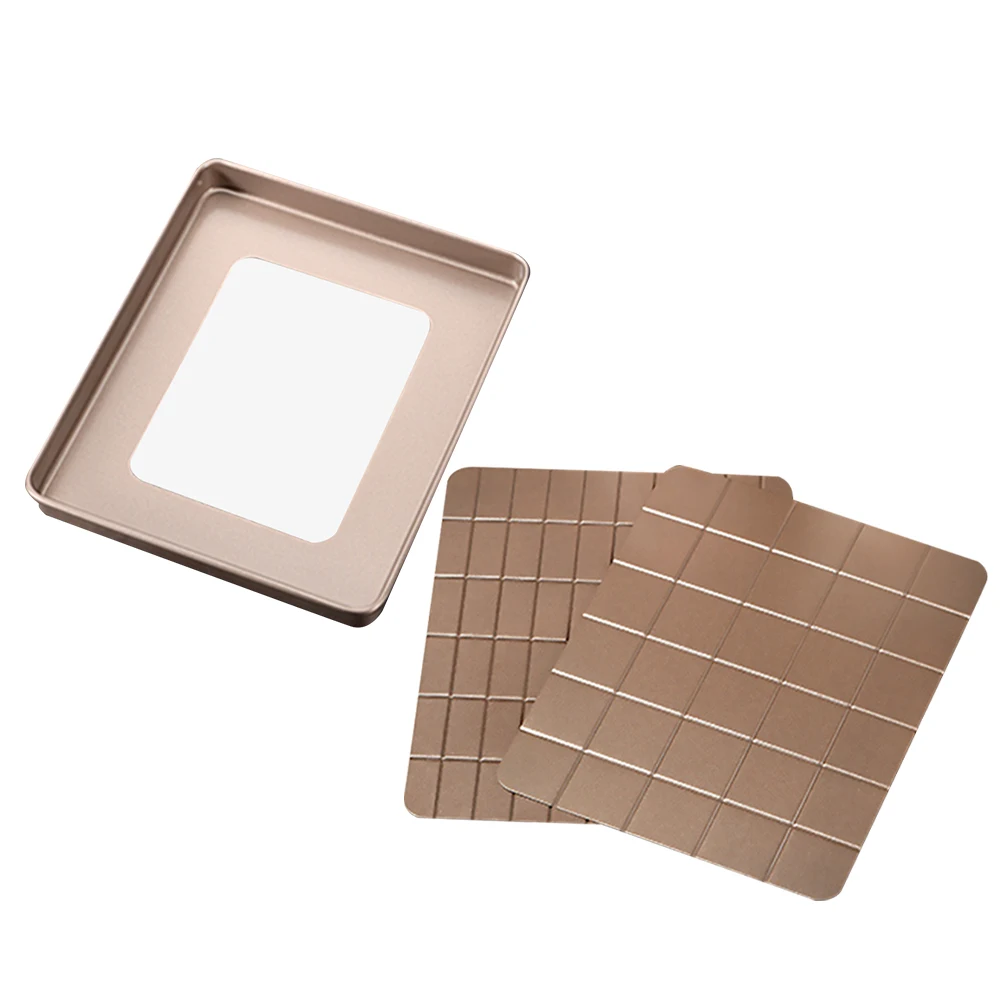 

1 Set Reusable Nougat Diy Mold Sturdy Heat Resistant Baking Tool Portable Pastry Making Kit With Grating Board Easy Storage