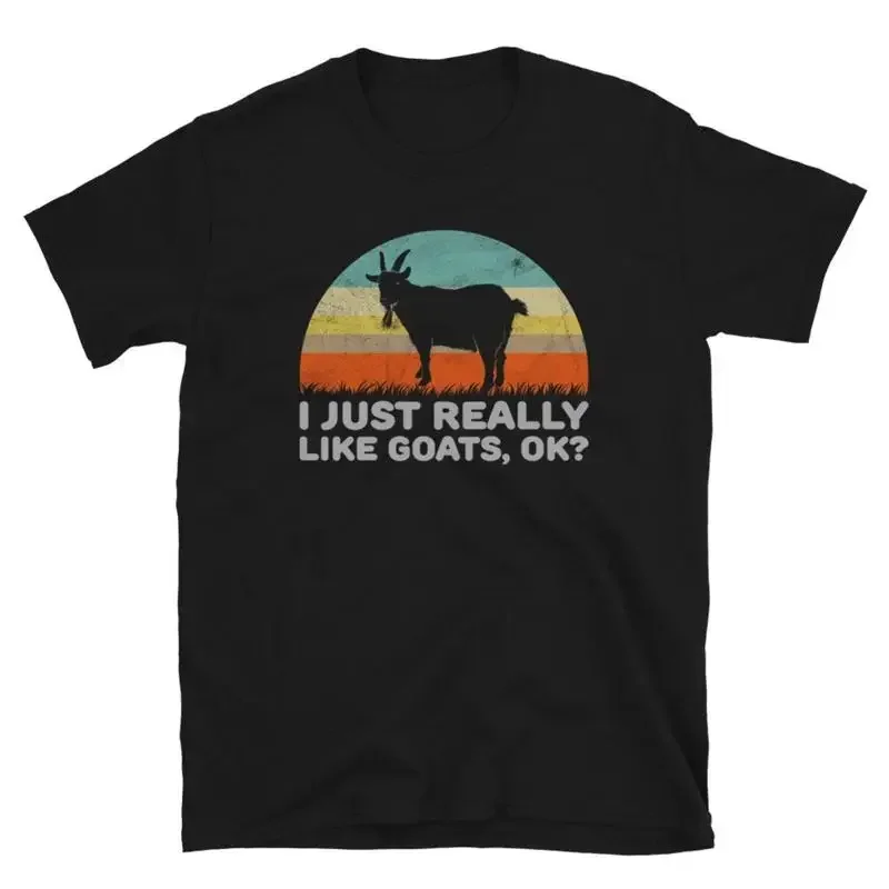 Funny I Just Really Like Goats OK T Shirt 32
