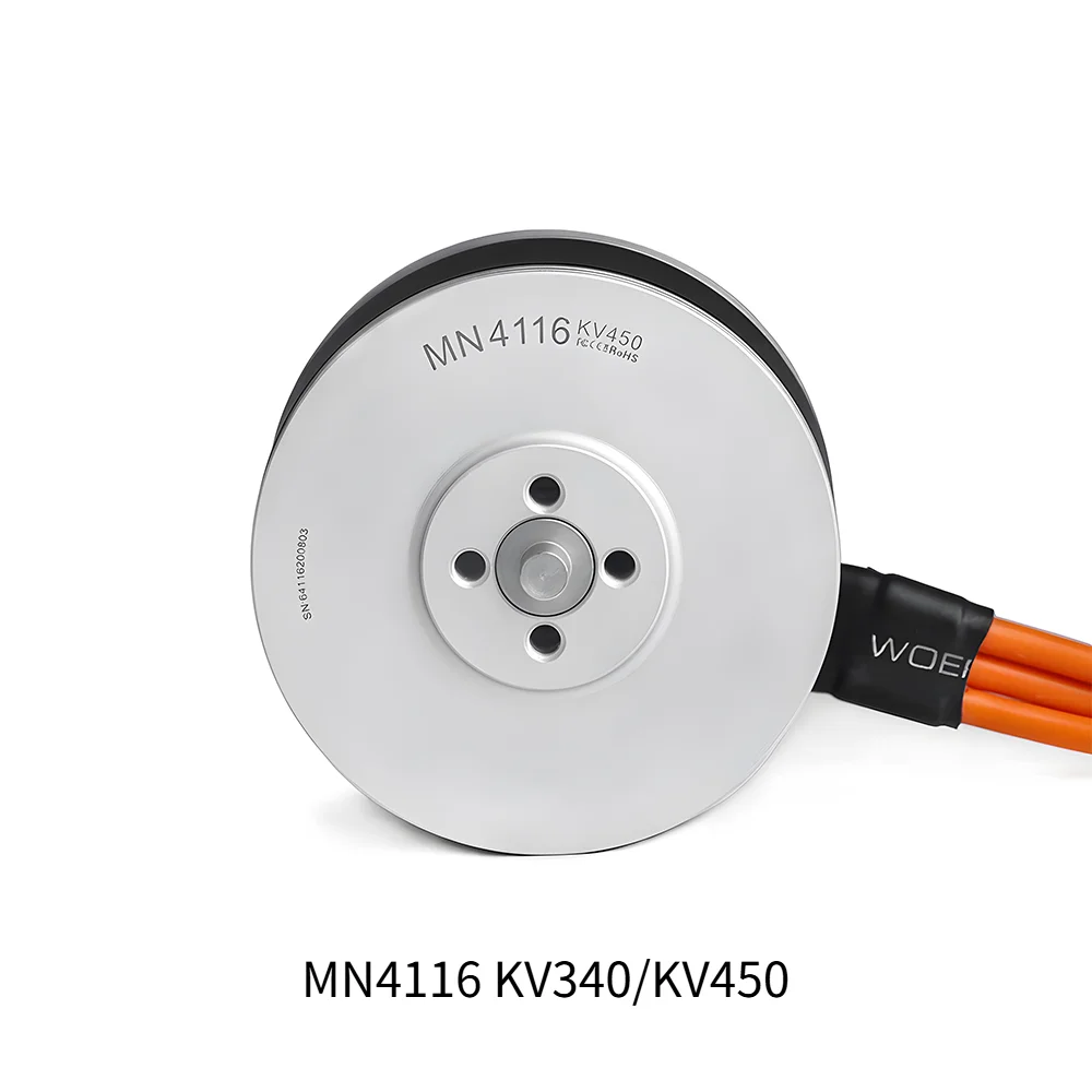 

T-MOTOR MN4116 KV340/KV450 Бесщеточный двигатель для БПЛА Дрон Квадрокоптер Мультироторный VTOL Гексакоптер