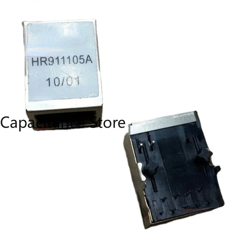 10PCS HR911105 HR911105A RJ45 Network Transformer IC With Light Brand New Speed Fast Import