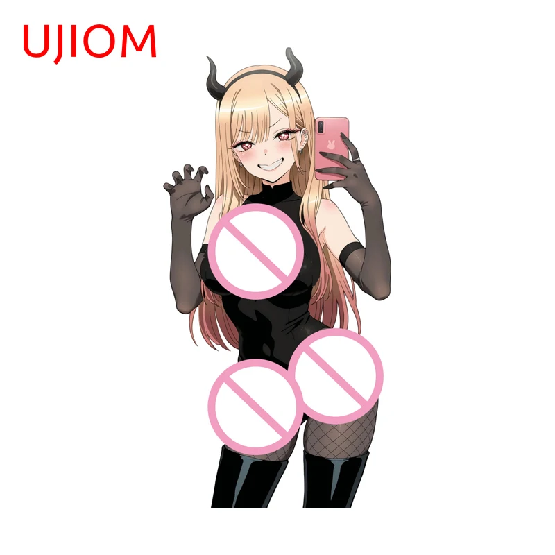 UJIOM Marin Kitagawa Devil Horns Pretty Wall Sticker Game Room Wedding Customizable Decal High Quality Adhesive Wallpaper