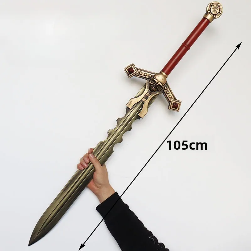 105 cm/41.34in Warhammer 40000 Teschio Spada PU Modello Puntelli Cosplay Lungo Samurai Periferiche di Gioco Display Regalo Ornamenti Artigianato Giocattolo