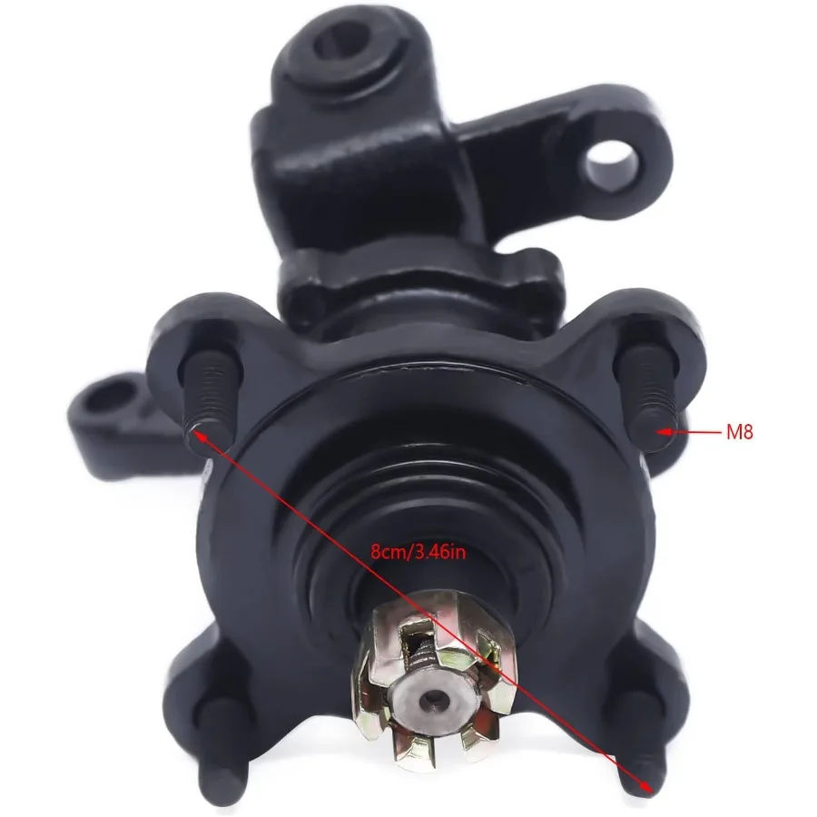 Conjunto de brazo basculante de suspensión delantera, Kit de choque de suspensión de brazo oscilante superior e inferior para Buggy DIY, ATV eléctrico, Quad Bike, Buggy, Go Kar