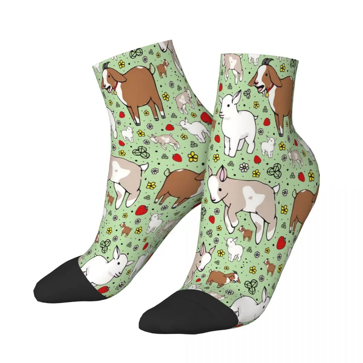 

Goats Ankle Socks Male Mens Women Autumn Stockings Hip Hop