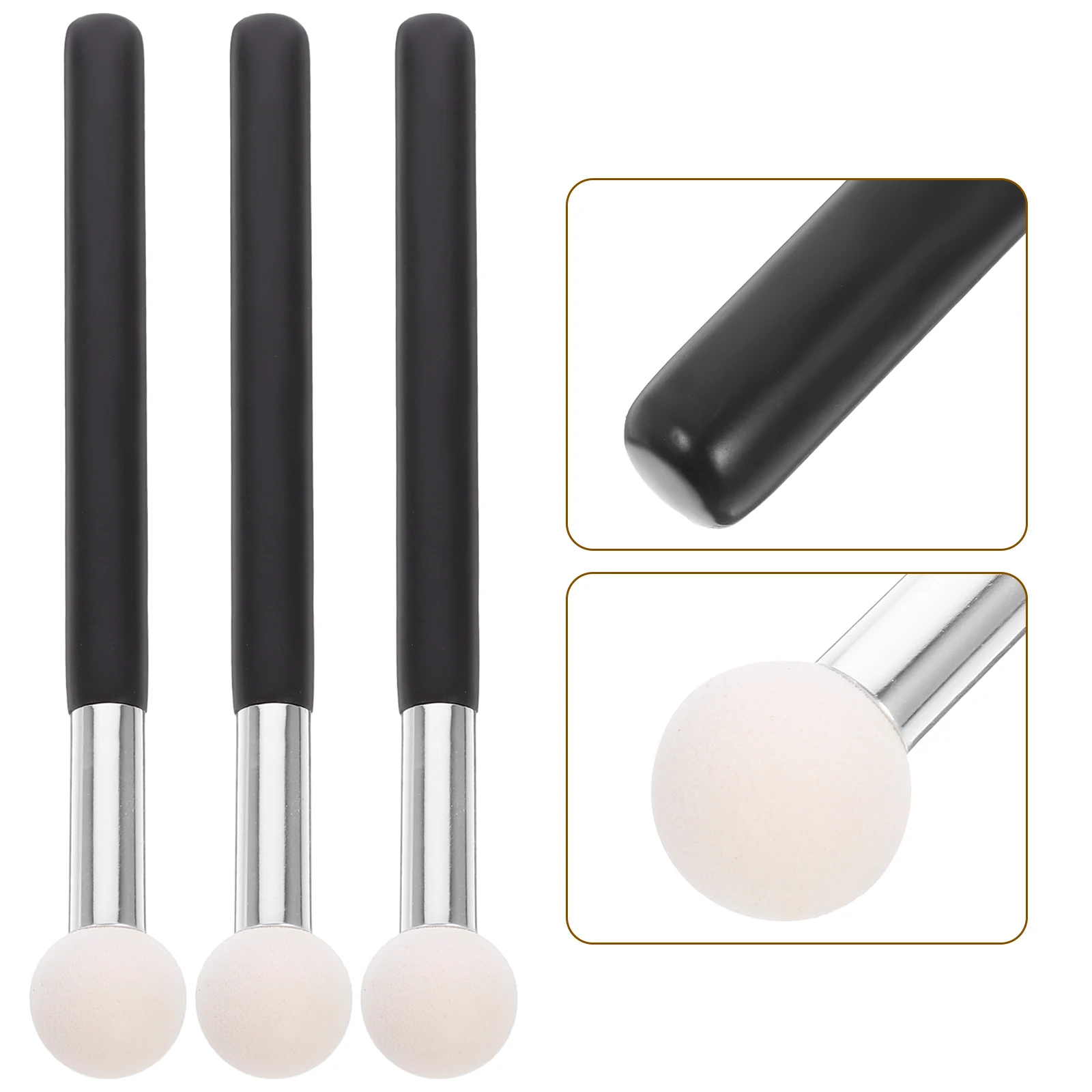 Mini correcteur Portable tête de champignon, 6 pièces, sous la couverture des yeux, mélange, brosse anti-cernes Portable, applicateurs de maquillage pour fond de teint