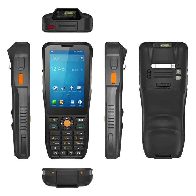 Terminal Portátil Android con Lector de Códigos QR 2D, Escáner de Códigos de Barras Android con Lector NFC RFID, PDA para Dispositivos Médicos