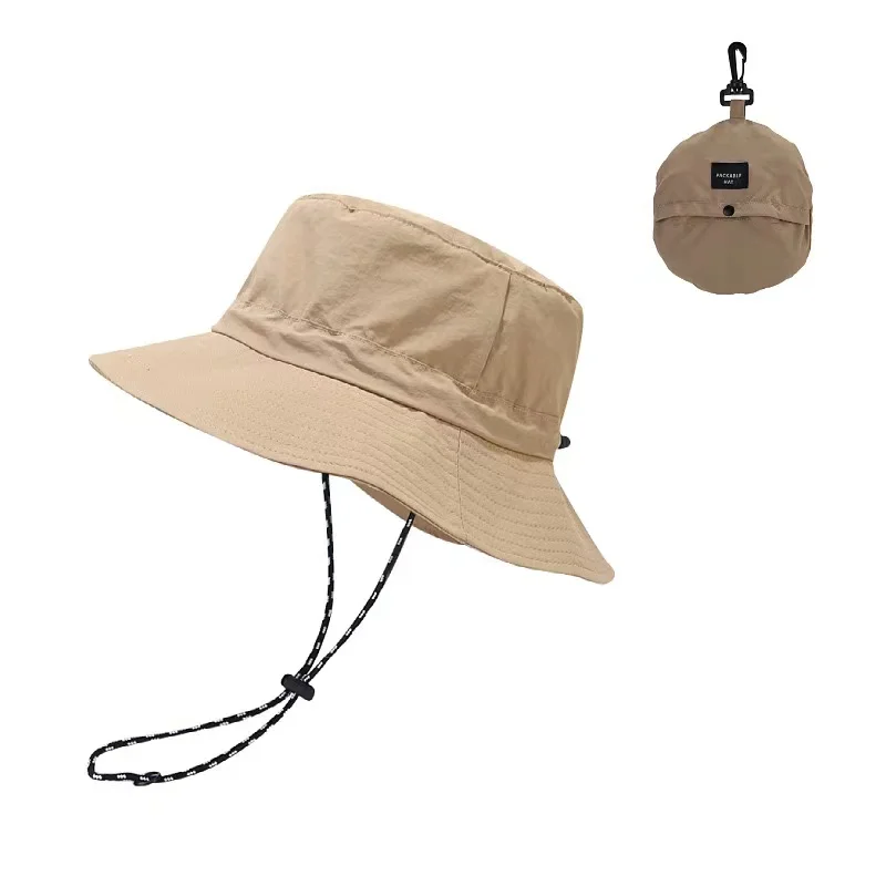 Fischerhut, faltbare Aufbewahrungstasche, Sonnenschutzhut für Herren und Damen zum Wandern und für Outdoor-Aktivitäten, dünner Sommer-Beckenhut – Detail 7