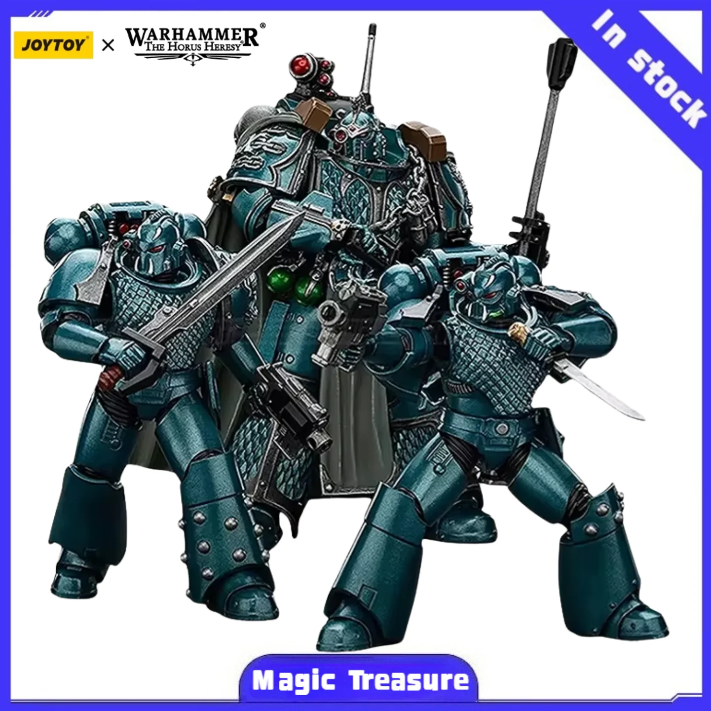 JOYTOY Warhammer 40K The Horus Heresy Alpha Legion Exodus Headhunter Prime Modell Spielzeug Geschenk 1/18 Actionfigur