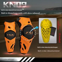 2025 New Motorcycle Kneepads Movement Joints Knee Guards Ventilation Shin Protection Motorbike Motocross Protective Equipment