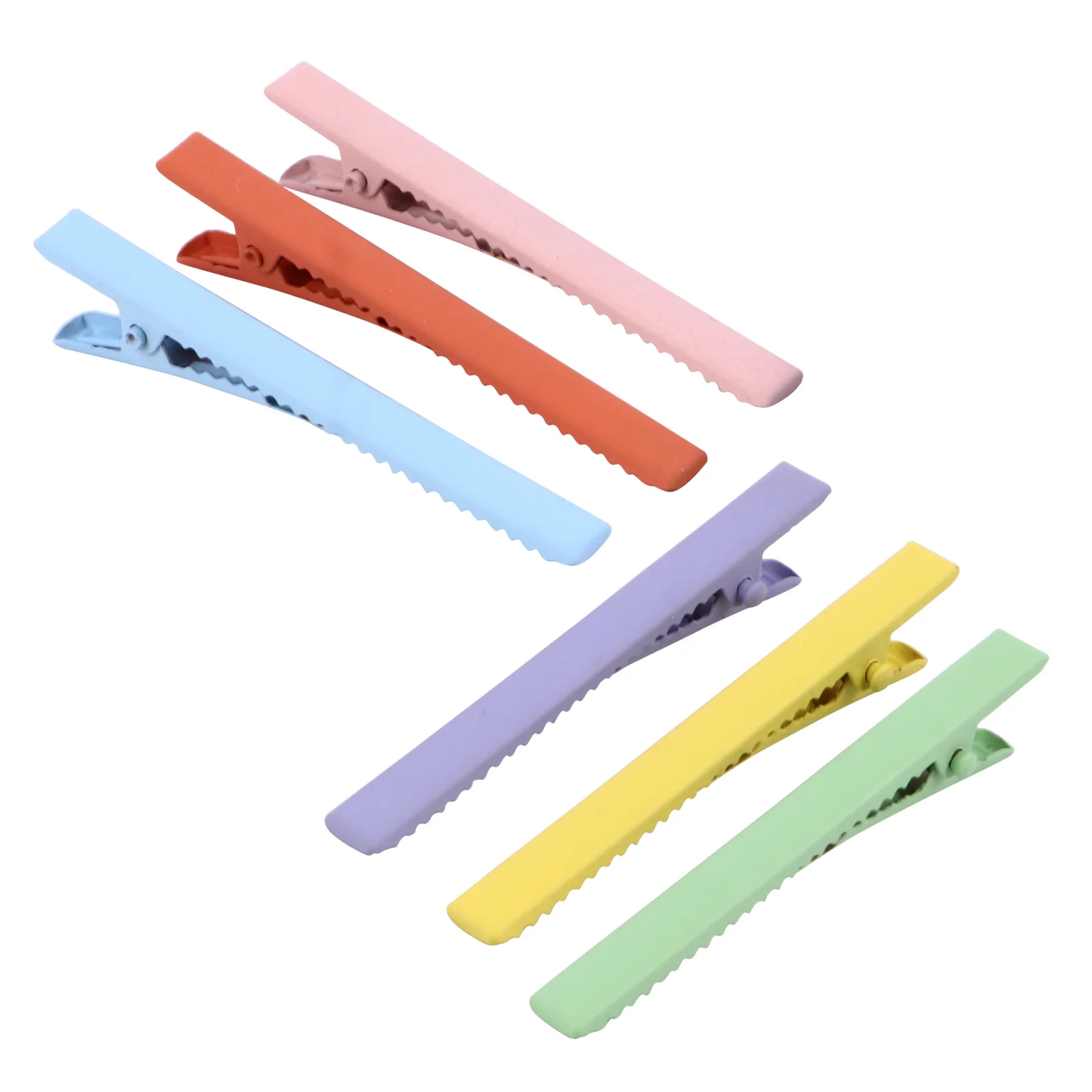 

24pcs Duckbill Hair Accessories Alligator Clips Headdress Barrette Girls Hairpins Matte Stylish Women Hairpin