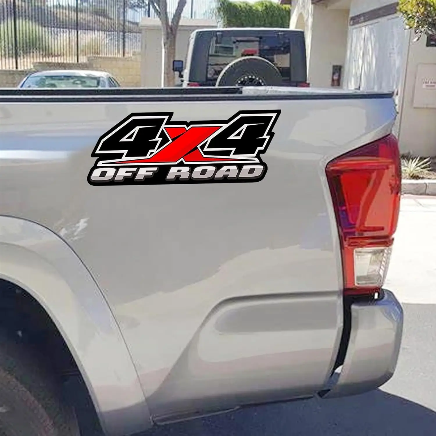 2Pcs Car Sticker 4X4 Offroad Decal Stickers for Ford F-150 F-250 F-350 Tacoma Tundra Ram Silverado Truck Pickup