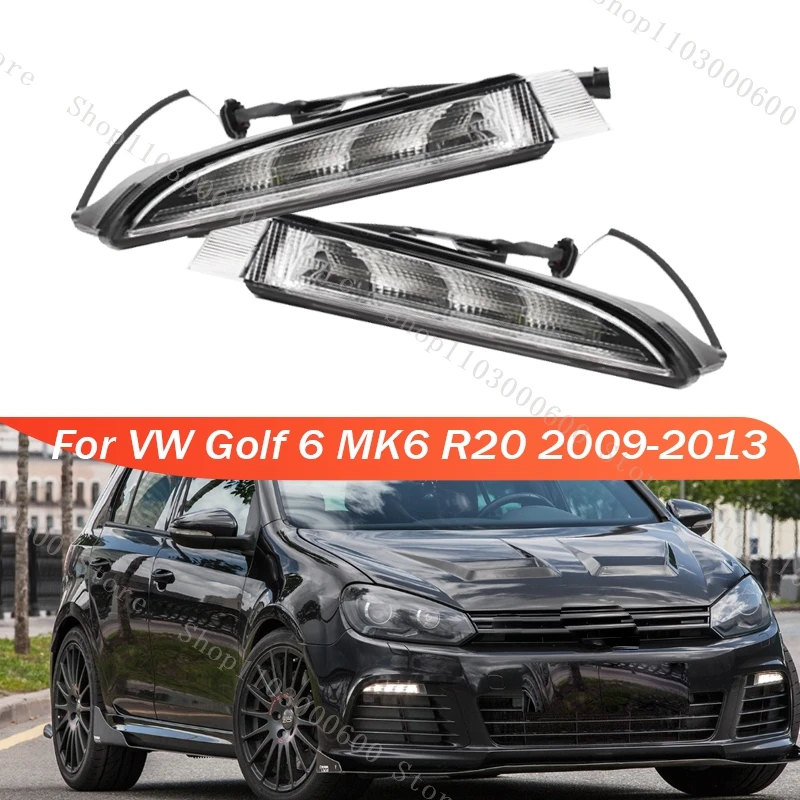 For VW Golf 6 MK6 R20 2009 2010 2011 2012 2013 Front Bumper Daytime Running Light Fog Lamp Brake Light Car accessories