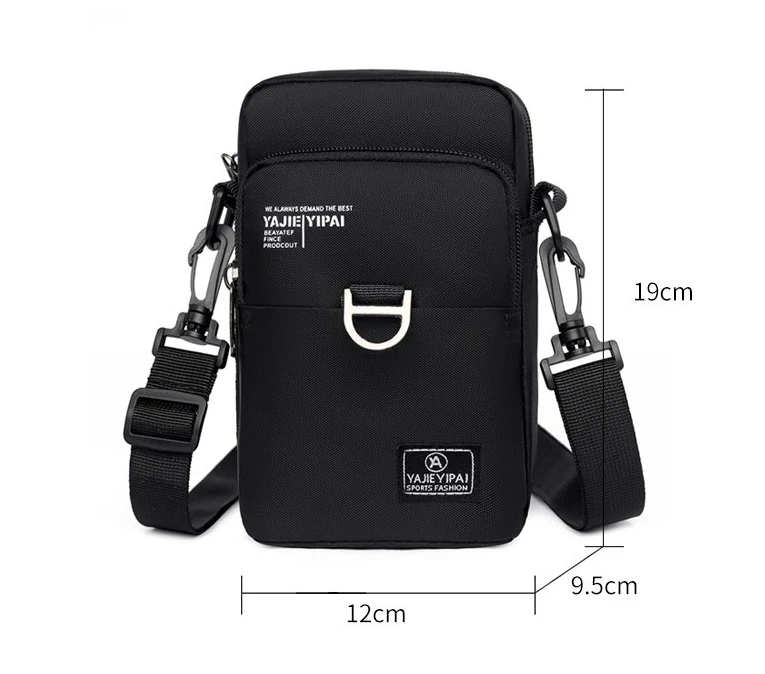Sport-Geldbörse, Handytasche, Umhängetasche, Tasche, Gürtel, Handtasche, Geldbörse, Münzbörse, Retro-Schlüsselhalter, kleine Geldtasche – Detail 1