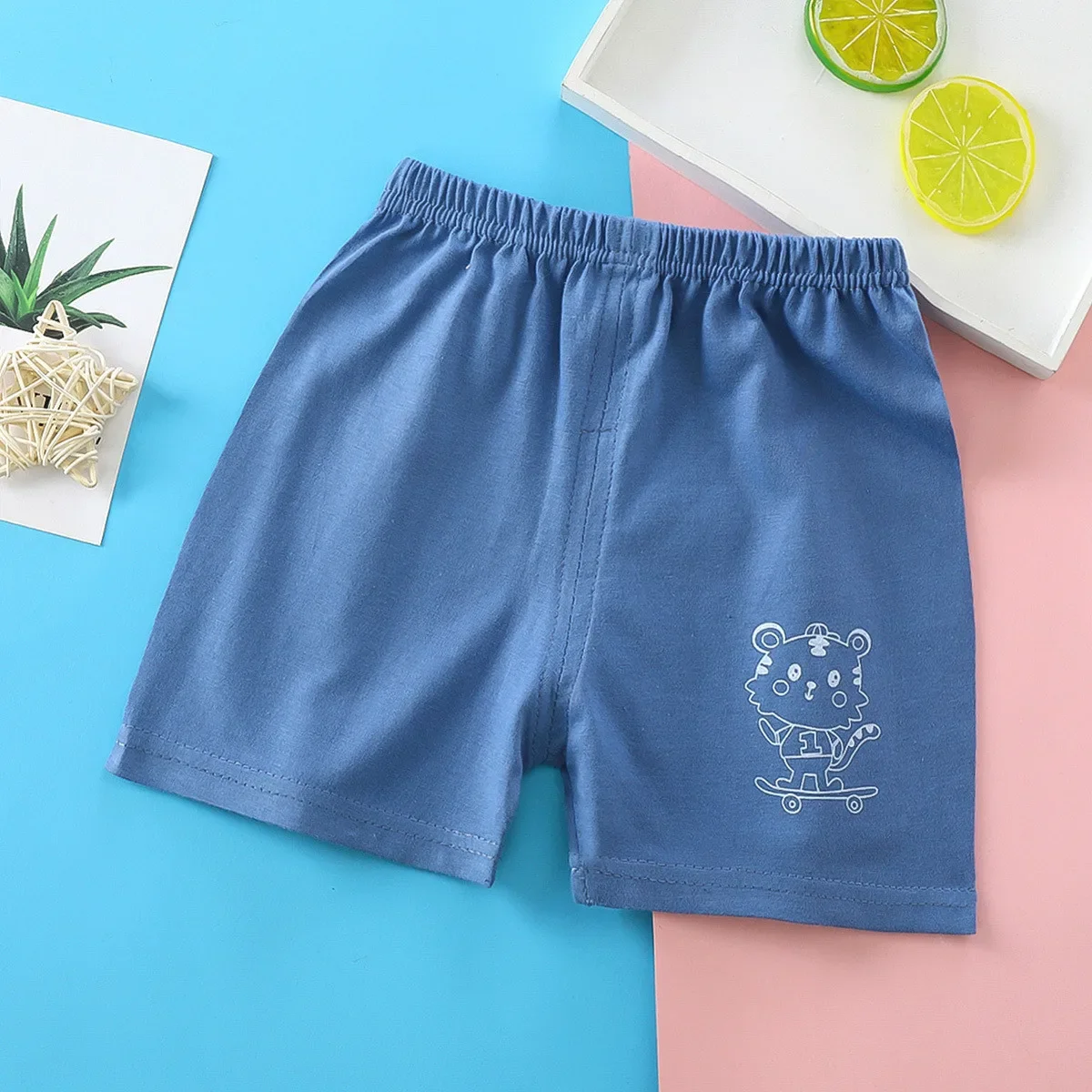 Pantalones cortos deportivos de algodón para niños y niñas, Shorts de playa, informales, de 1 a 4T