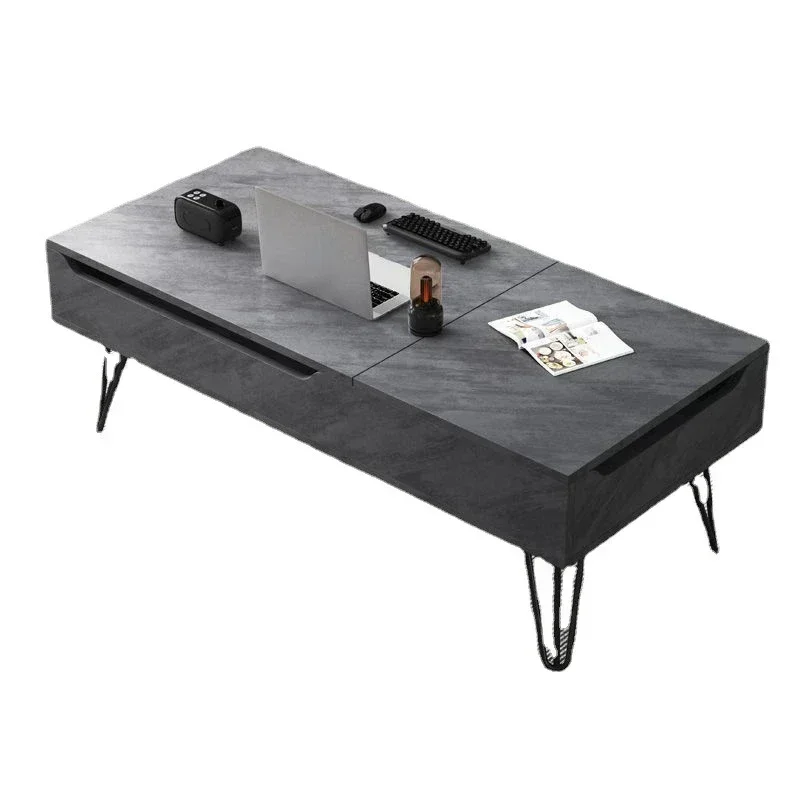 

Multifunctional Foldable Coffee Tables Creative Simple Liftable Dining Tables Modern Storage Center Tables Living Room Furniture
