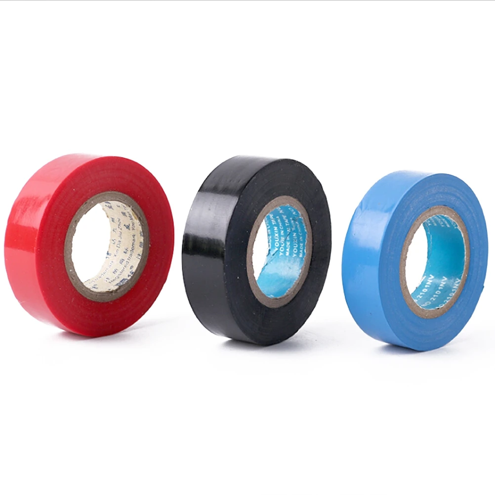 

6 PCS PVC Insulation Tape for Electronic Products Vinyl Adhesive Wiring Harness Electrical