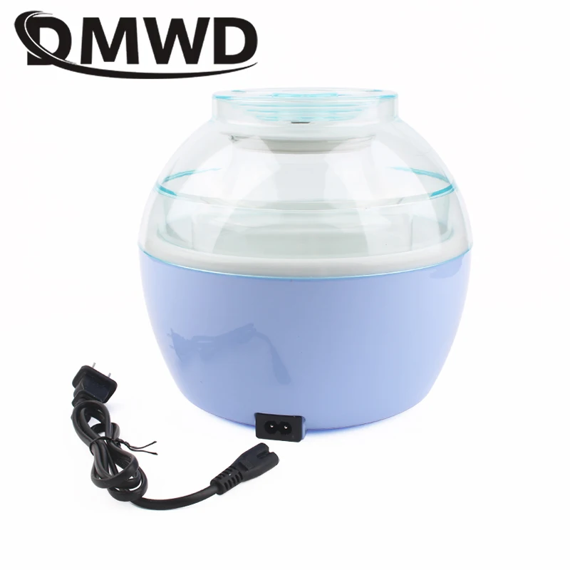 DMWD Electric Yogurt Maker Multifunction Natto Leben Fermenter Automatic Rice Wine Fruit Enzyme Machine 2L Yoghurt Glass Liner