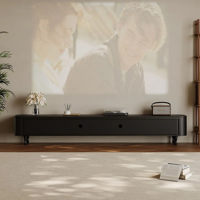 Retro Living Room Tv Stands Aesthetic Minimalist Wood Designer Storage Tv Table Display Luxury Archivadores Trendy Furniture