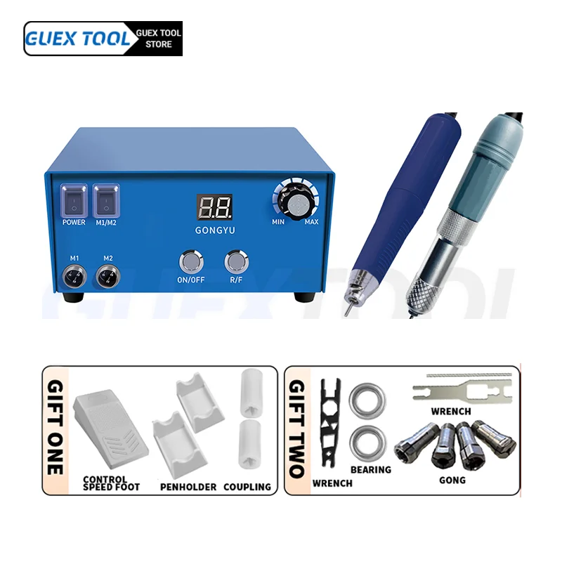 Máquina de gravura manual multifunções Máquina de gravura em madeira de jade Máquina de gongo sem escova Escultura nuclear Escultura em âmbar Cera de abelha 250W  Mini serra de mesa multifunções Polidora de pedra Máqui