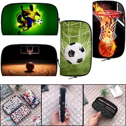 Cool Soccerly Footbally Print Wallet Basketball Coin Money Bags ID Credit Card Phone Holder Women Casual Long Purse Gift