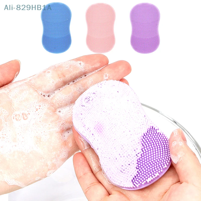 Silicone Face Cleansing Brush Facial Massager Skin Care Scrub Cleanser Tool Mini Beauty Tool Soft Deep Cleansing Exfoliator