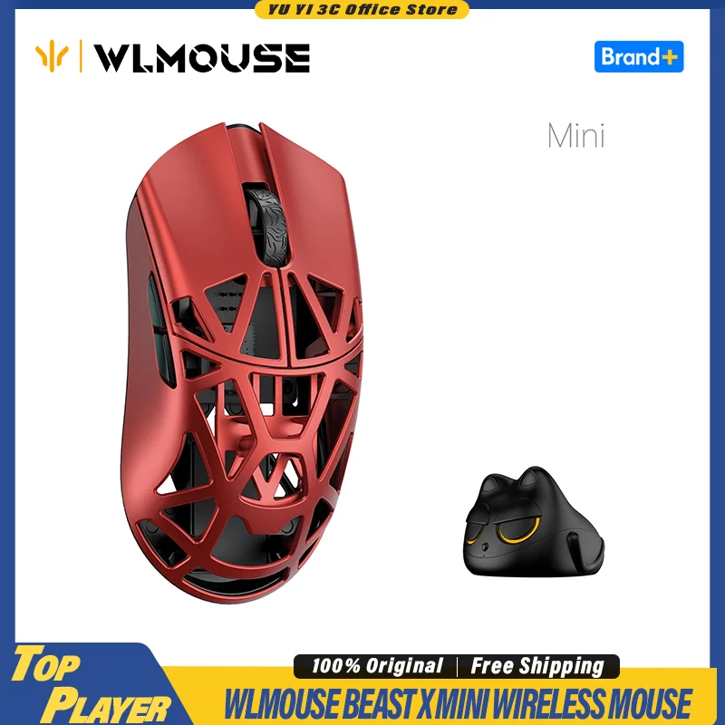 

WLMOUSE Beast X Mini Pro Wireless Gaming Mouse PAW3950 High Performance 8000Hz Polling Rate Ultra Lightweight 34g ALMG Shell
