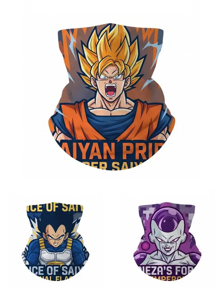 dragon ball son goku UPF50+ Ice Silk Neck Gaiter Full Face Mask Cycling Motorcycle Fishing Breathable Sun Protection Face Cover