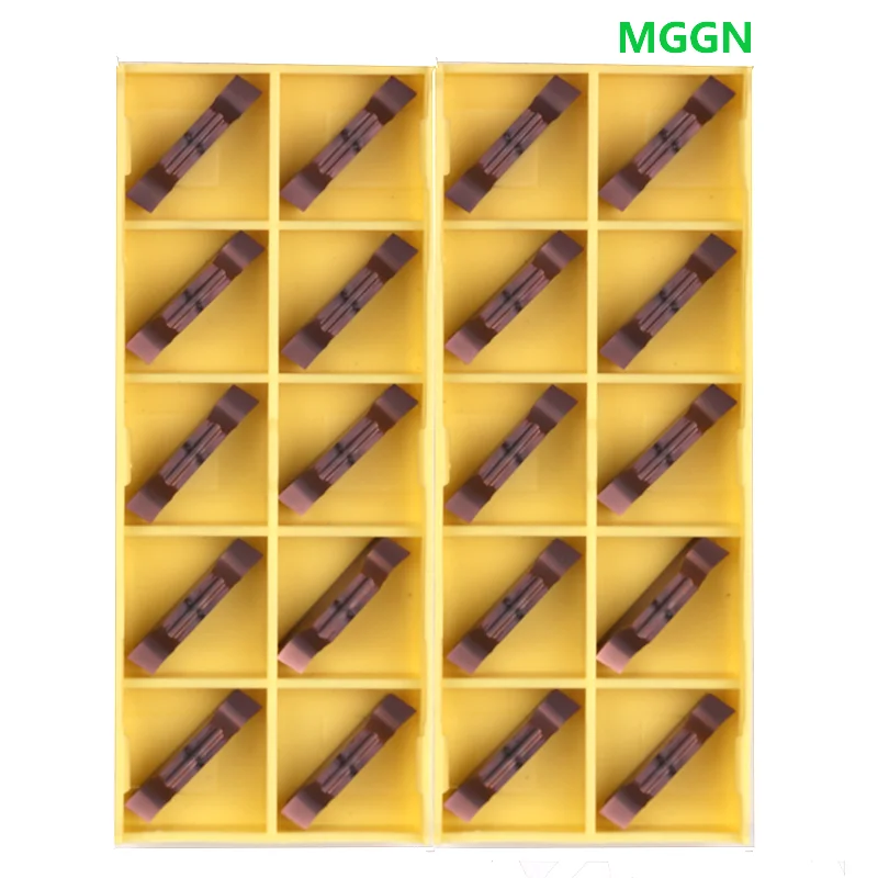 MGGN150 MGGN200 MGGN250 MGGN300 MGGN400 MGGN500 R-8 L-8 LF6018 Grooving Inserts DESKAR CNC Lathe Cutter Turning Tool MGGN Blade