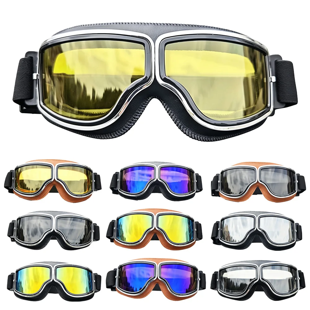 Soft Air Cushion Goggles For Downhill Skiing Ski Touring Motocross Mountain Biking For Adult Riders Vent Hole Design