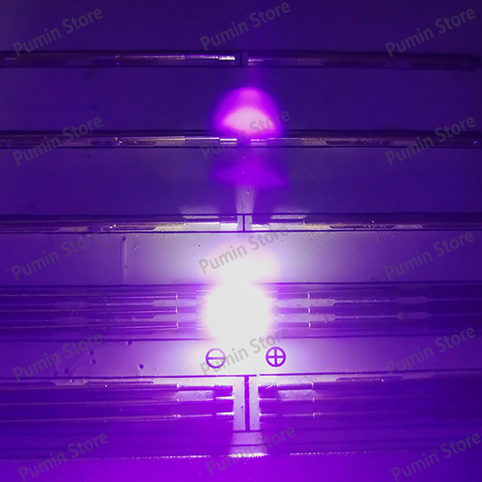 10 SZTUK Lampka do paznokci UV LED SMD DC6.8-7.2V DC3.6-4.0V 1W Lampa UV LED 365+395NM Diody LED do paznokci SUN Maszyna do akcesoriów DIY — zdjęcie 4