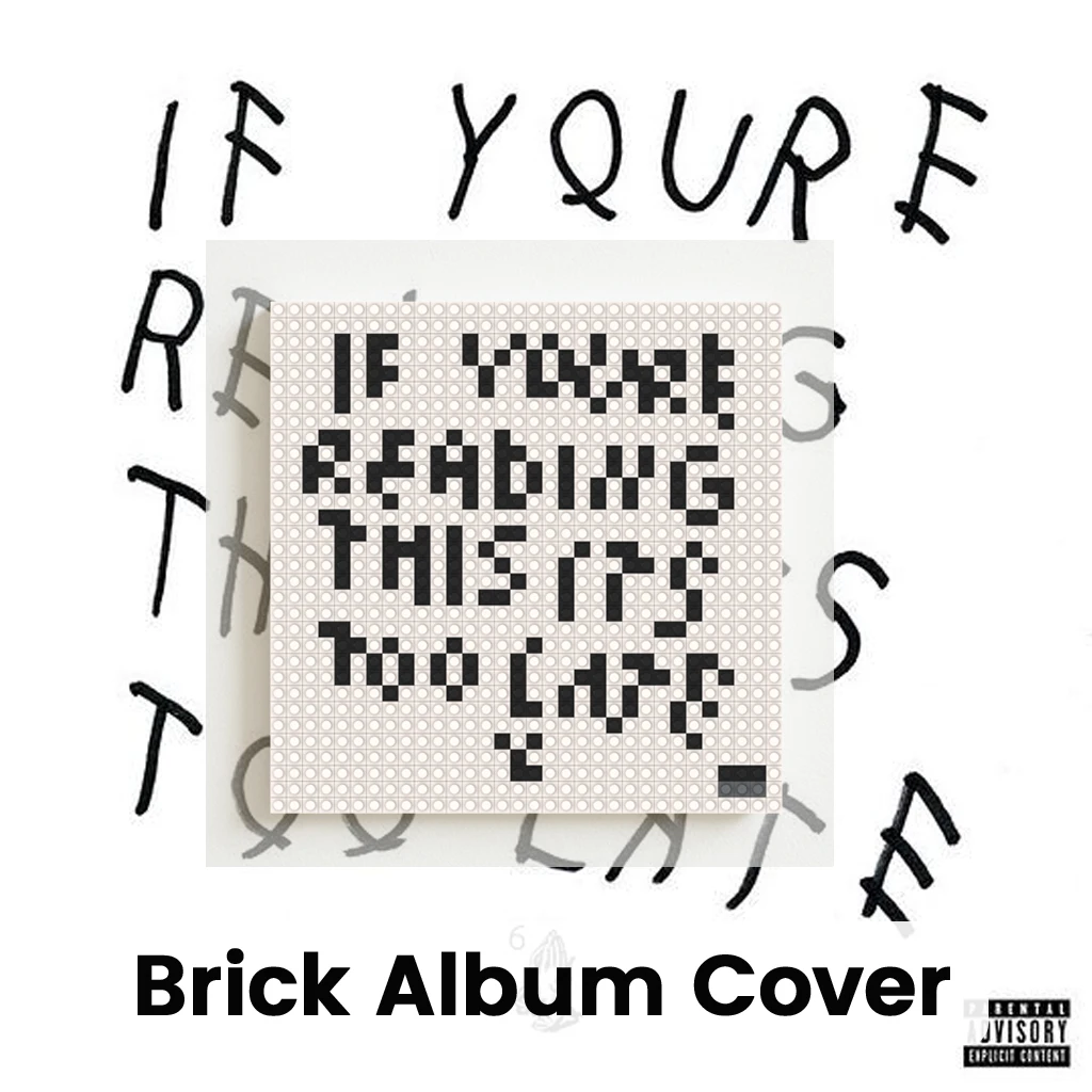 

Drake Classic Rap Album Pixel Art Building Blocks Painting Hip Hop R&B Music Star Merch Bedroom Desk Wall Decor Gift