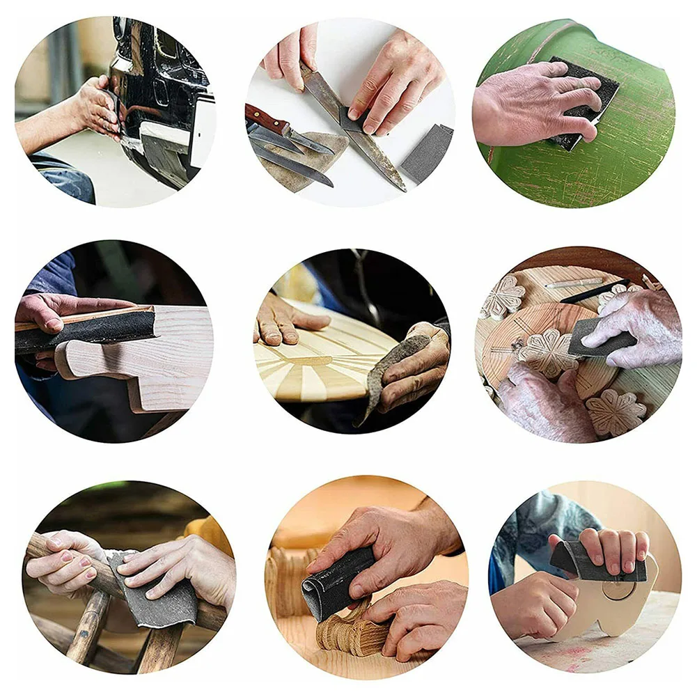 High performance 20pcs Sandpaper 1000 200 3000 5000 7000 Grit Anti Blocking Suitable for Wet and Dry Environment