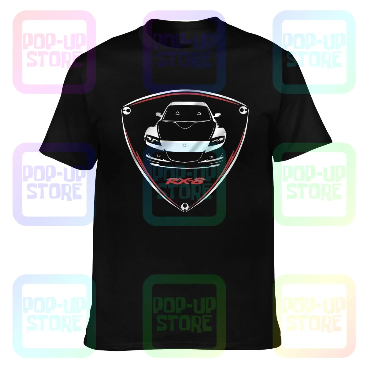 For Mazda Rx8 Fans Wankel Rotary Renesis Pz Jdm T-shirt Tee Shirt Pop Style Premium Hot Selling