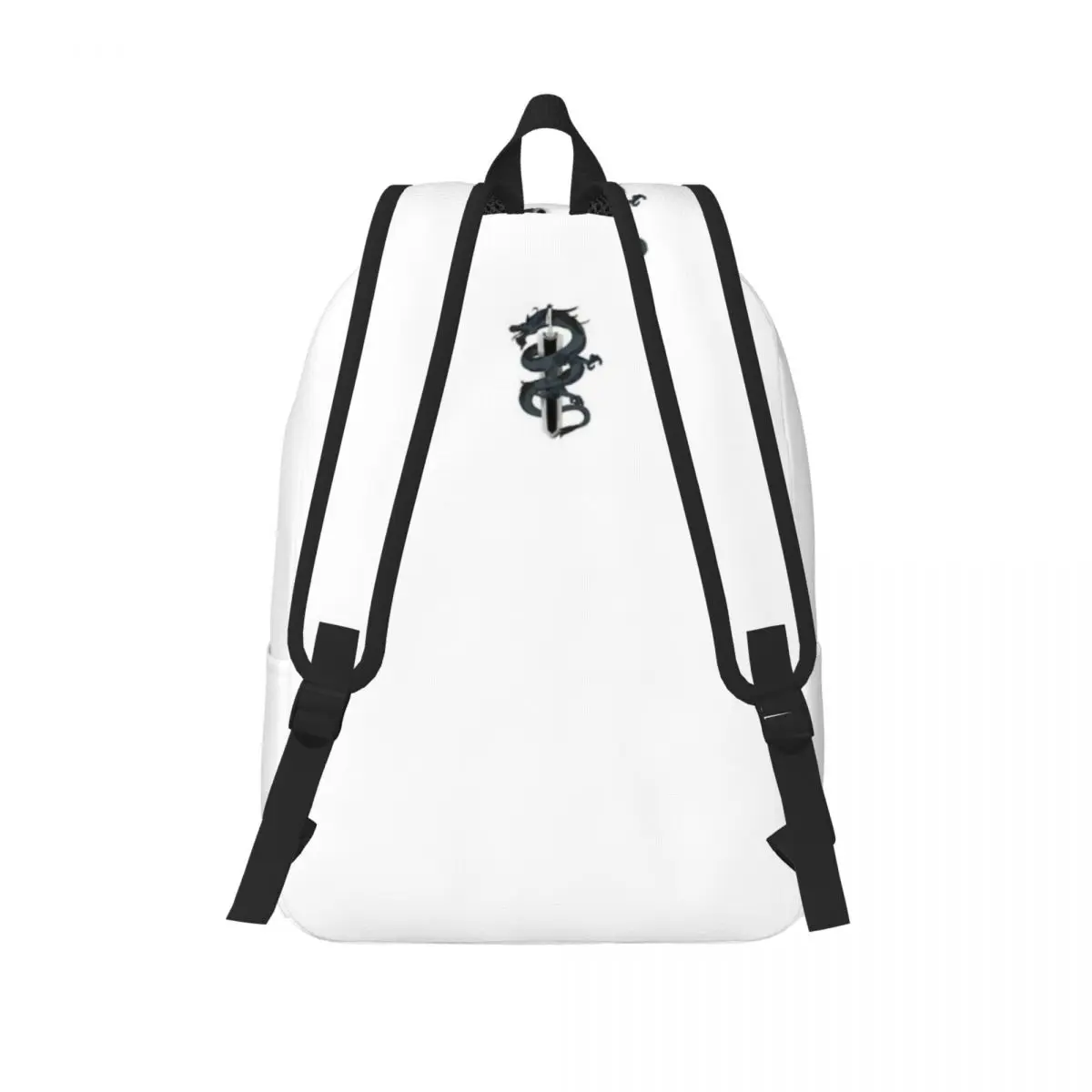 Dark Blade Dragon Einfacher und stilvoller Rucksack Canvas Rucksack Rucksack Damen