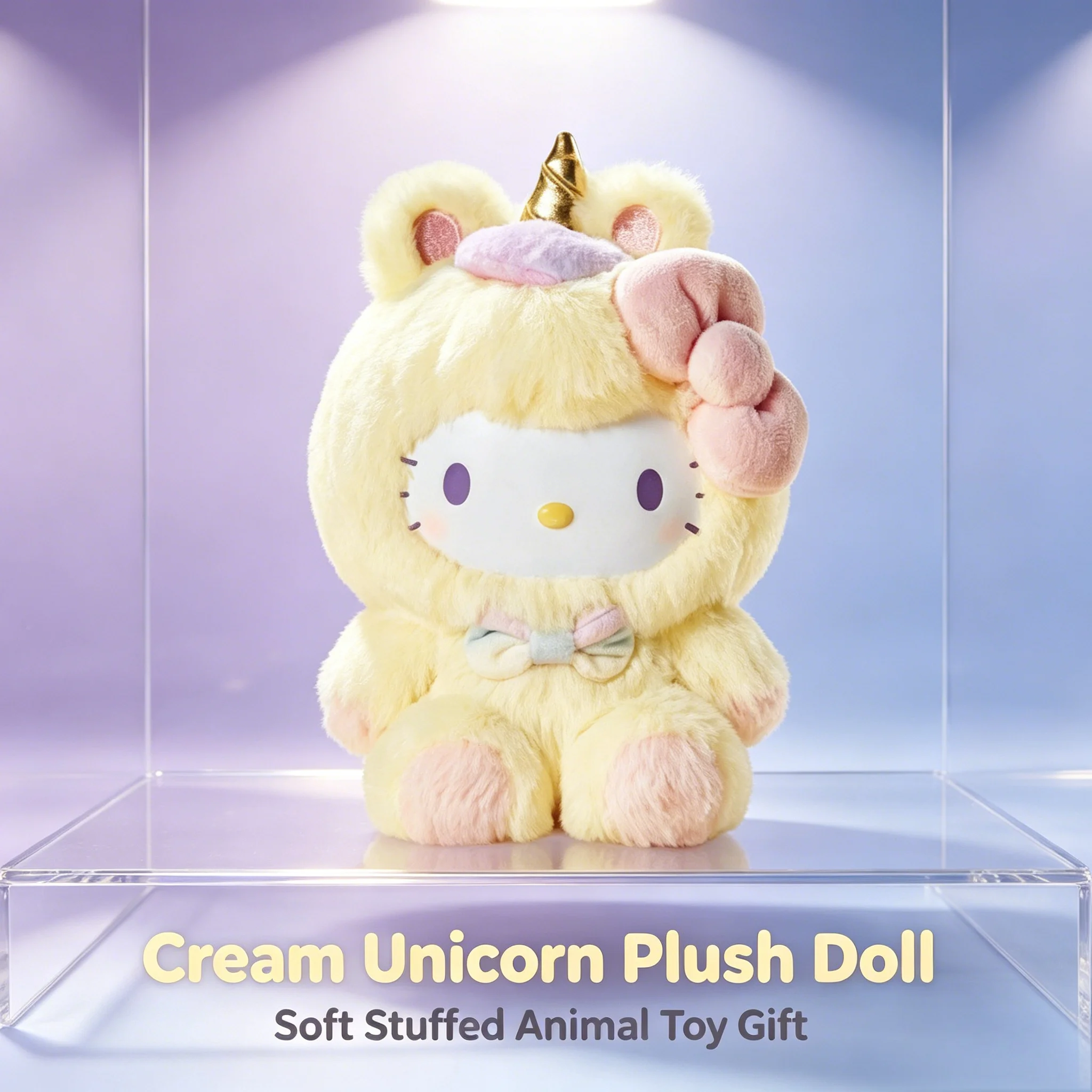 2026 New Sanrio Dream Unicorn Vinyl Plush Blind Box Hello Kitty Kuromi Bag Pendant Gift for Girls view 6